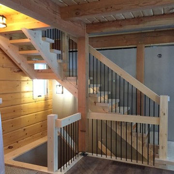 Pine Scandinavian Style Stair