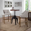 Castaic Stool by Kosas Home, French Beige, Bar Height