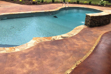 Pool Deck in Amory, MS.