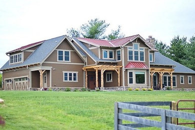 Example of a mountain style exterior home design in Baltimore