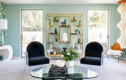 Houzz Tour: A Faded Midcentury Home Regains Its Glamour