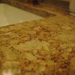 Tranquil Master Bathroom - Vanity Tops And Side Splashes