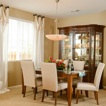 Coastal Flavor Living and Dining Space