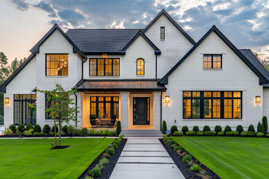 Example of an exterior home design in Dallas
