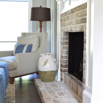 A Transitional Lowcountry Home with Bold Prints