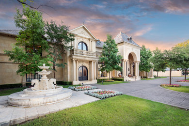 French country exterior home photo in Dallas