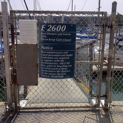 Before new gate installation. This is the old gate. - Home Fencing And Gates