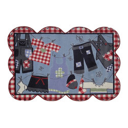 LA Rug Inc - Hanging Loose Rug, Multi-Color, 39"x58" - Kids Rugs