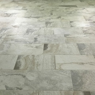 White 12x24 Slate Look Porcelain