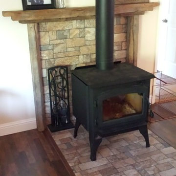 Even Wood Stoves Deserve a Mantel