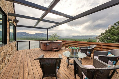 This is an example of a modern deck in Denver.