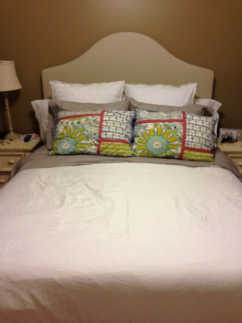 Hi! Just bought this headboard. Need ideas for night stands and a