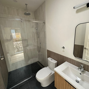ADU Bathroom with Curbless Shower - Contra Costa County, CA