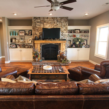 Rustic Great Room Meets Elegant