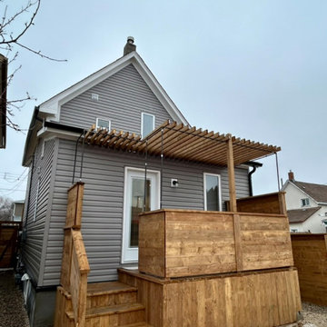 Winnipeg Full Home Revitalization Remodel - Back Exterior