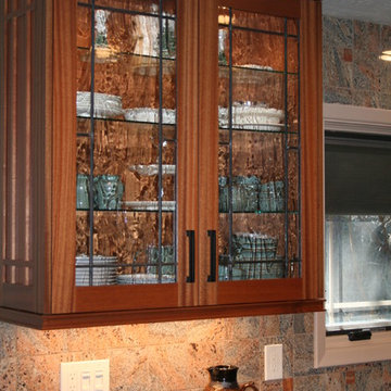 Mission Style Kitchen in Mahogany