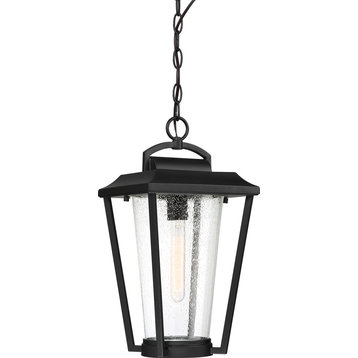 Lakeview 1 Lt Hanging Lantern in Aged Bronze/Glass