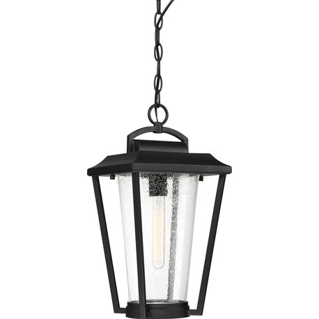 Lakeview 1 Lt Hanging Lantern in Aged Bronze/Glass