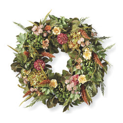Larkspur Wreath - Wreaths And Garlands