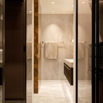 Modernes Design Bad aus Quarzit