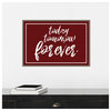 Valentines Sentiment VII Forever by Tara Reed Framed Canvas Wall Art