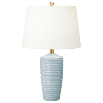 Waveland One Light Table Lamp, Frosted Anglia