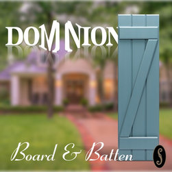 Dominion Board & Batten Shutter - Exterior Shutters