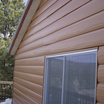 Steel Log Siding Install in Westcliffe, CO