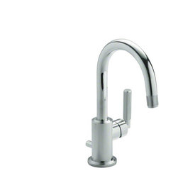 Kallista Bronze Vir Stil by Laura Kirar Single Control Lavatory Faucet - Bathroom Faucets And Showerheads