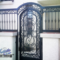 Biscay - Courtyard Entry Gate - Home Fencing And Gates