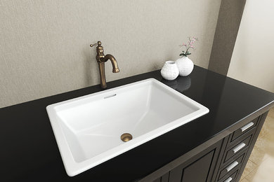 Up To 69% Off YMBOL O2014A Porcelain Lavatory Topmount Sink