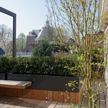 The roof top terrace overlooking Willemstad