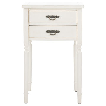 Safavieh Marilyn End Table With Storage Drawers, White