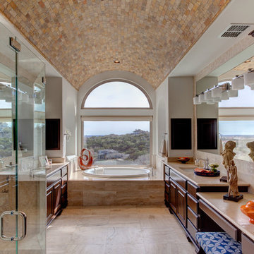 La Cima - Tuscany Series vinyl windows and Moving Glass Walls