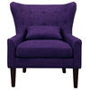 Millett Wingback Chair, Violet