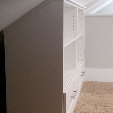 Adjustable Attic Built-In Storage