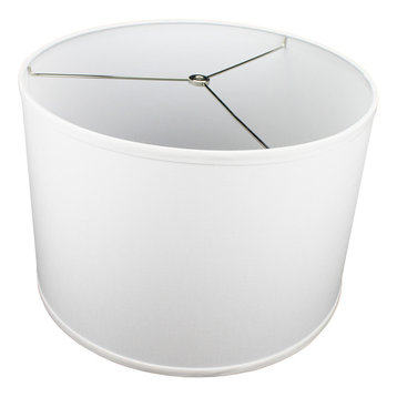 Fenchel Shades, 16"x16"x11" Spider Attachment Drum Lamp Shade, Linen