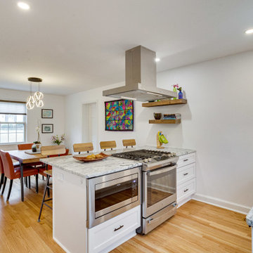 Small Transitional Kitchen Design Kensington, MD