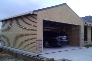 Design ideas for a modern garage in Melbourne.