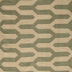 Cotton Dhurrie 556 Leaf - Rugs