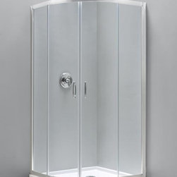 DreamLine Prime 32" x 32" Round Shower Enclosure SHEN-7031310 - Bath Products