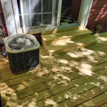 Glencoe treated deck replacement
