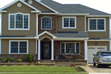 Inspiration for a timeless exterior home remodel in New York