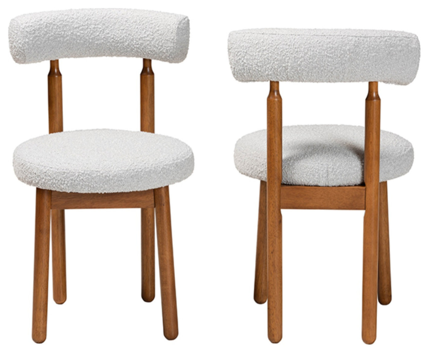 Modern Japandi Dining Chair Set - Midcentury - Dining Chairs - by ...