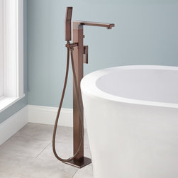 RYLE FREESTANDING TUB FAUCET AND HAND SHOWER - Bathtub Faucets