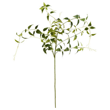 43" Green Clematis Leaves Spray 3/Pk