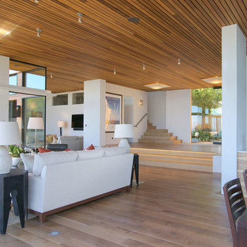 White Oak Rift and Quarter Sawn Engineered Wood Floor in Tiburon, CA