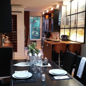 European bistro flavored Kitchen