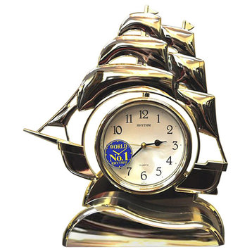 Mantel Table Clock, Sailing Ship, 4RP705-R18
