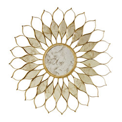 Worlds Away - Worlds Away Large Daisy Wall Mirror - Wall Mirrors